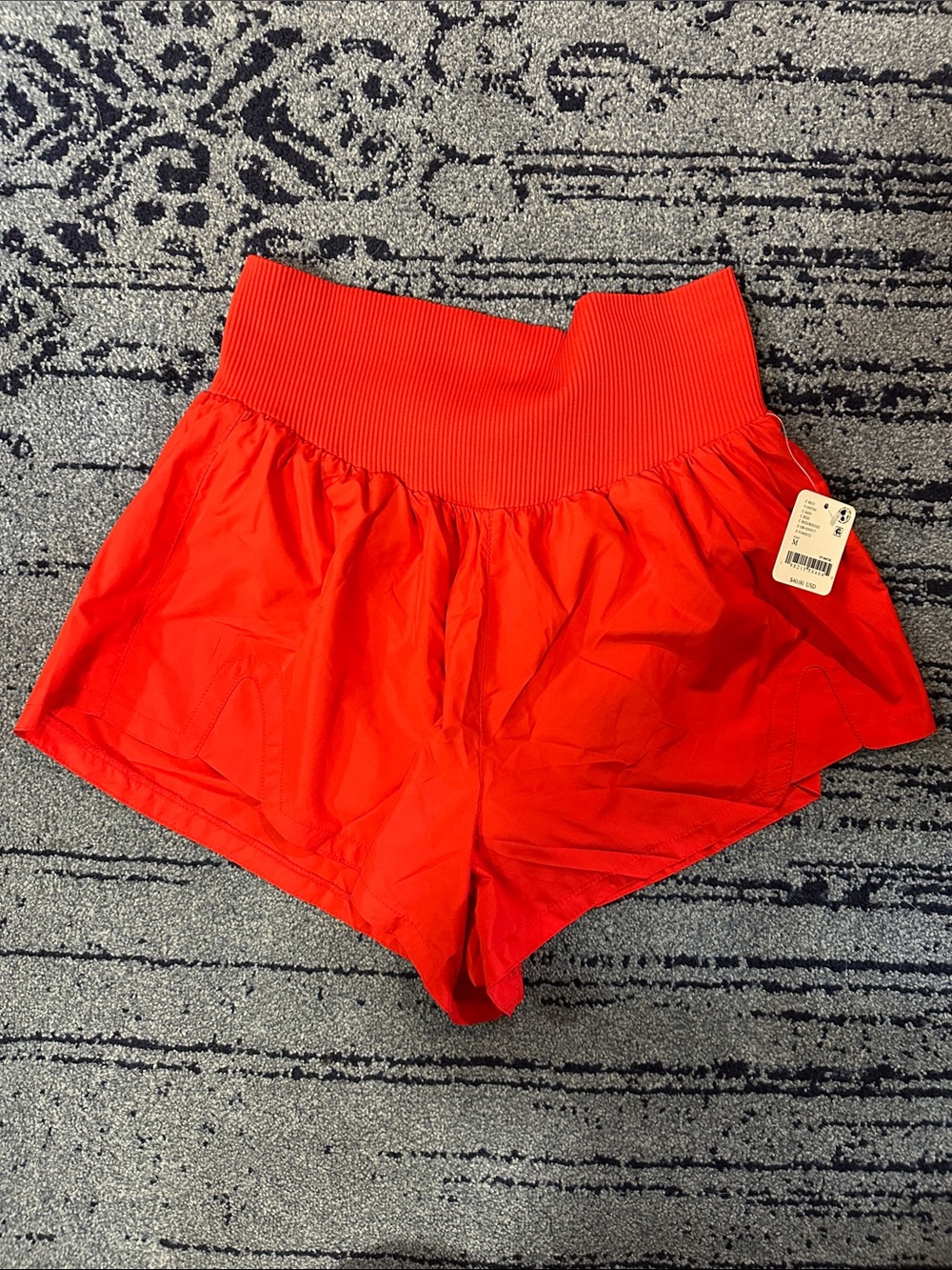 NWT FP Movement High-Waist Red Women's Athletic Shorts size M